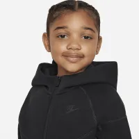 Nike Sportswear Tech Fleece Full-Zip комплект Little Kids 2-Piece Толстовка з капюшоном комплект колір чорний