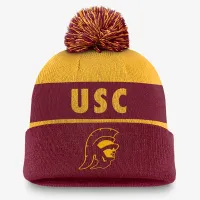 USC Trojans Primetime Peak чоловічі Nike College Cuffed Pom Beanie колір червоний