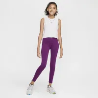 Nike Pro Girls' Dri-FIT тренировочные Tank Top цвет белый