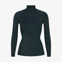 NikeSKIMS Shine женская Long-Sleeve Half-Zip Top цвет зеленый