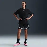 Nike A'ja Wilson женская Loose Short-Sleeve футболка цвет черный