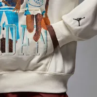 Nike Jordan Flight чоловічі оверсайз Pullover Толстовка з капюшоном колір білий