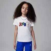 Nike Jordan Little детские Signature футболка цвет белый