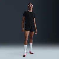 Nike Tempo жіноча Dri-FIT Short-Sleeve Running Top колір чорний
