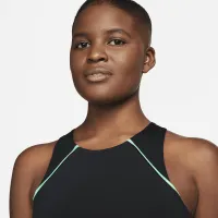 Nike Pro Dri-FIT жіноча Cropped тренувальні Tank колір чорний