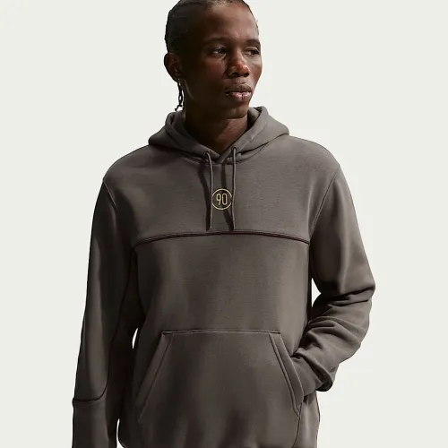 Nike Club Total 90 мужские Soccer Pullover Толстовка с капюшоном цвет коричневый