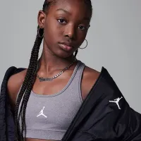 Nike Jordan Dri-FIT Big детские Jumpman Bra цвет серый
