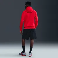Nike Club мужские Pullover Fleece Толстовка с капюшоном цвет красный