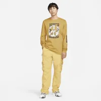 Nike мужские Long-Sleeve баскетбольные футболка цвет коричневый