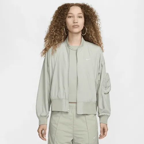 Nike Sportswear Essential женская оверсайз Bomber Куртка цвет зеленый
