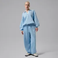 Nike Jordan Flight Fleece женская Rugby Top синий