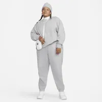 Nike Sportswear Phoenix Fleece женская С высокой Талией оверсайз Sweatpants (большие размеры) цвет серый