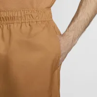 Nike Club мужские Woven Flow шорты цвет коричневый