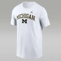 чоловічі Nike College футболка Michigan Wolverines Blitz колір білий