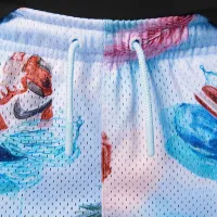 Nike Jordan Dri-FIT Essentials Little детские Summer Pack Printed Mesh шорты цвет белый