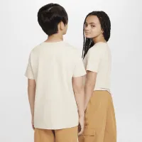 Nike Sportswear Big детские футболка цвет коричневый