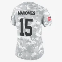Patrick Mahomes Kansas City Chiefs Salute to Service Women’s Nike Dri-FIT NFL Limited Jersey цвет белый
