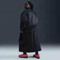 Nike Sportswear женская Therma-FIT Reversible Bomber Куртка (большие размеры) цвет черный