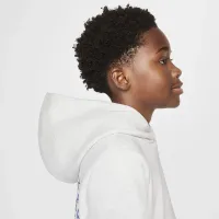 Nike LeBron Standard Issue Big детские Dri-FIT баскетбольные Толстовка с капюшоном цвет серый
