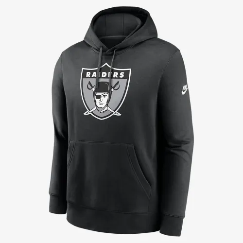Las Vegas Raiders Rewind Club Logo Men’s Nike NFL Pullover Толстовка с капюшоном цвет черный