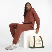 Кофта/футболка New Balance MT41534ROK - коричневая