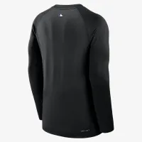 Colorado Rockies Authentic Collection Game Time чоловічі Nike Dri-FIT MLB Pullover Crew колір чорний