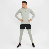 Nike Pro чоловічі Dri-FIT Slim Long-Sleeve Fitness Top колір зелений