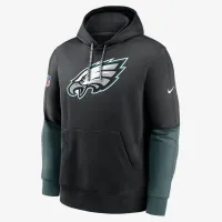 Philadelphia Eagles Sideline Team Issue Club мужские Nike NFL Pullover Толстовка с капюшоном цвет черный