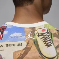 Nike Jordan Flight Essentials мужские Printed футболка цвет белый