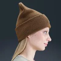 Nike Peak Futura Beanie колір коричневий