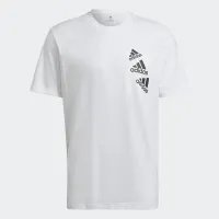 Футболка adidas Essentials BrandLove HL9386 - Белая