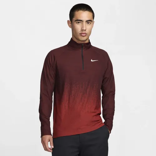Nike Tour чоловічі Dri-FIT ADV 1/2-Zip для гольфу Top колір червоний
