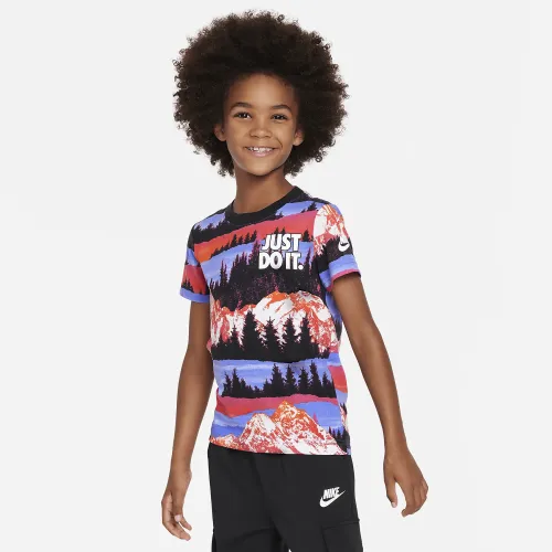 Nike Snowscape Printed Tee Little Kids футболка колір фіолетовий