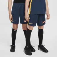 Nike Kylian Mbappé Big детские Dri-FIT Academy Soccer шорты синий