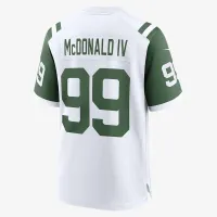 Nike NFL New York Jets (Will McDonald IV) чоловічі Game Football Jersey колір білий
