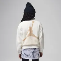 Nike Jordan Big детские Jumpman High Pile Куртка цвет белый