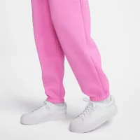 Nike Sportswear Phoenix Fleece женская С высокой Талией оверсайз Sweatpants цвет красный