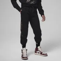 Nike Jordan Take Flight цвет черный and Gold Fleece Pants Big Kids Pants цвет черный