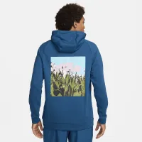 Nike мужские Dri-FIT Hooded Fitness Pullover синий