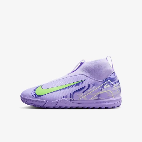 Nike United Jr. Mercurial Superfly 10 Academy Big дитячі TF High-Top Soccer Кросівки колір фіолетовий