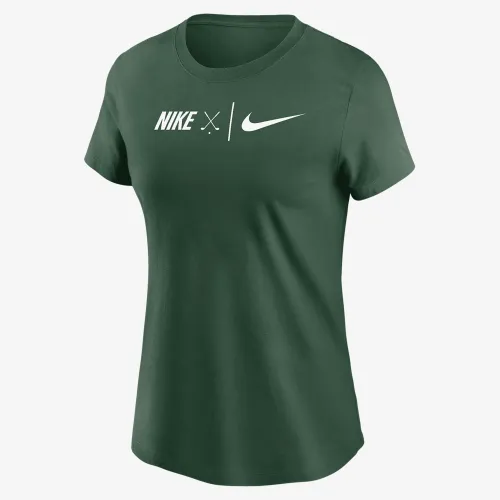 Nike жіноча для гольфу футболка колір зелений