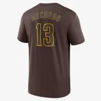 Manny Machado San Diego PaКостюм Legend Home мужские Nike Dri-FIT MLB футболка цвет коричневый