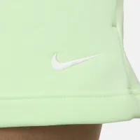 Nike Sportswear Phoenix Fleece женская С высокой Талией Loose шорты цвет зеленый