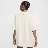 Nike Sportswear Essential жіноча оверсайз футболка колір сірий