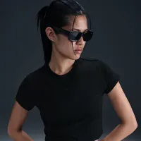 Nike Sportswear Chill Knit женская Cropped футболка цвет черный
