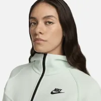 Nike Sportswear Tech Fleece Windrunner женская Full-Zip Толстовка с капюшоном цвет зеленый