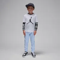 Nike Jordan Flight Essentials Little детские Printed футболка цвет коричневый