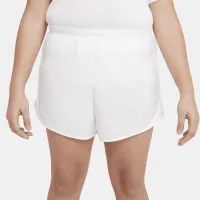 Nike Dri-FIT Tempo Big дитячі (Girls') Running шорти (Extended Size) колір білий