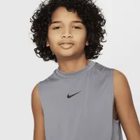 Nike Pro Big дитячі (для хлопчиків) Sleeveless Top колір сірий