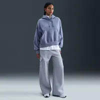 Nike Sportswear Phoenix Fleece жіноча Over-оверсайз Pullover Толстовка з капюшоном блакитний
